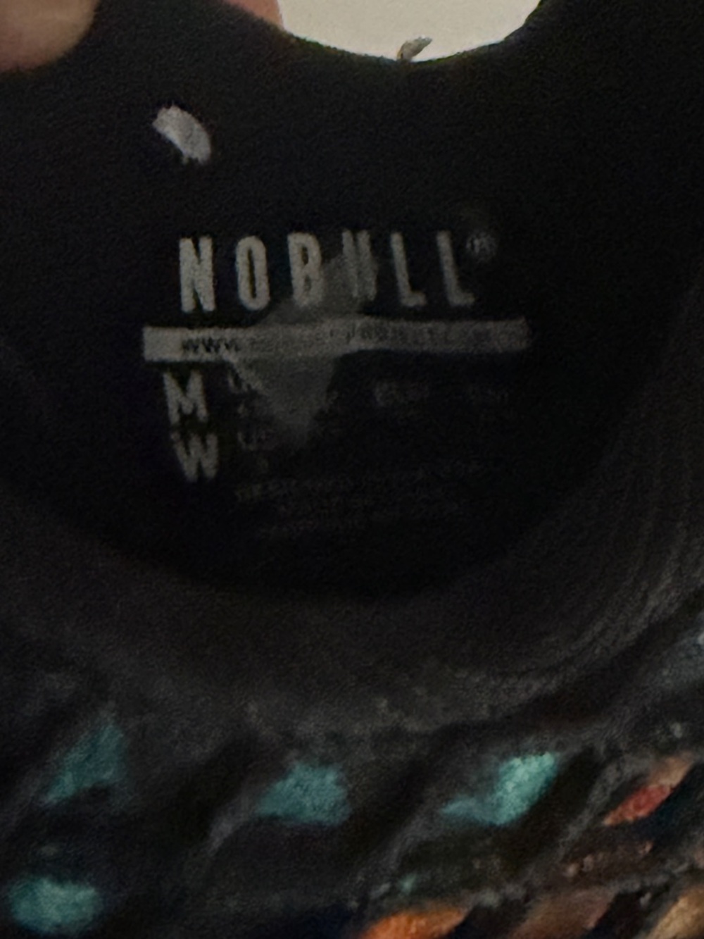 NOBULL Mesh Runner Black Floral Multi-Color Women's Size 8 Training Sneakers - Picture 6 of 7